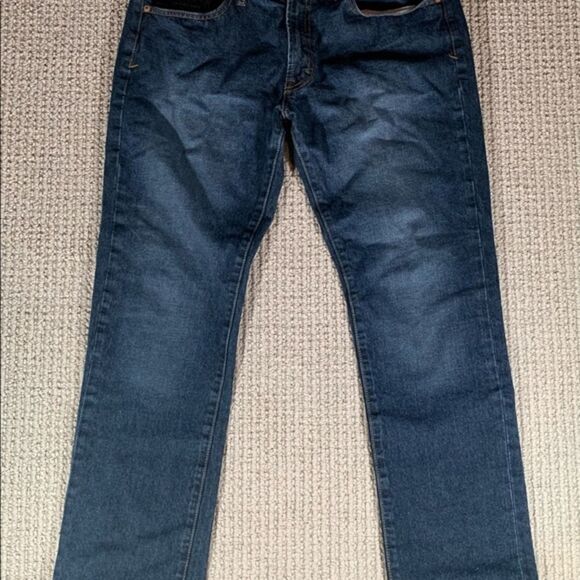 Men's US Polo Assn.Blue Jeans Solid Flat Front Zipper Excellent Con. Sz. 36/32 - Picture 1 of 6